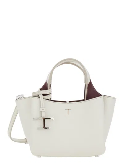 Tod's Apa 2 Manici Micro Trc Pelle T Pend In White