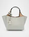 Tod's Apa 2 Micro Leather Shoulder Bag In Cromo Ch Naturale Ch