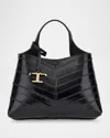 Tod's Apa Micro Eel-embossed Leather Top-handle Bag