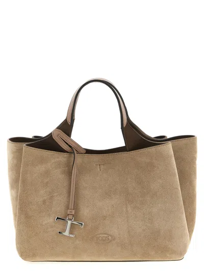 TOD'S APA MINI HAND BAGS BEIGE
