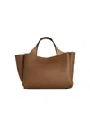 Tod's Apa Small Brown Leather Bag In Brown