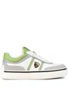 Tod's Automobili Lamborghini Logo-debossed Low-top Sneakers In White