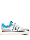 Tod's Automobili Lamborghini Logo-debossed Low-top Sneakers In White
