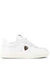 Tod's Automobili Lamborghini Logo-debossed Low-top Sneakers In White