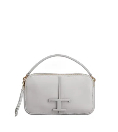 Tod's B220 Leather Handbag For Women In White