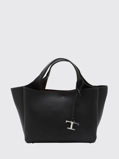 Tod's Bag In Grained Leather In Black