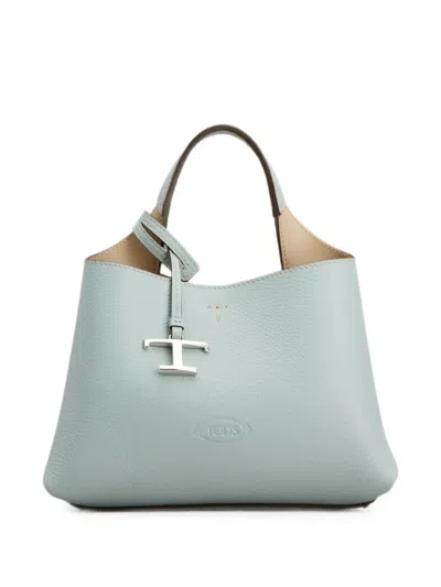 Tod's Bag In Leather Micro In Blue