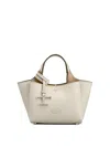 Tod's Shoulder Bag With Detachable Strap And Top Handles In Gray