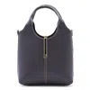 Tod's Black Leather Top Handle Bag In Black