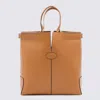 Tod's Brown Leather Totes In Brown