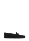 TOD'S BALCK SUEDE LEATHER LOAFERS