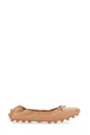 Tod's Women Des Gommini 76k Ballerinas In Powder