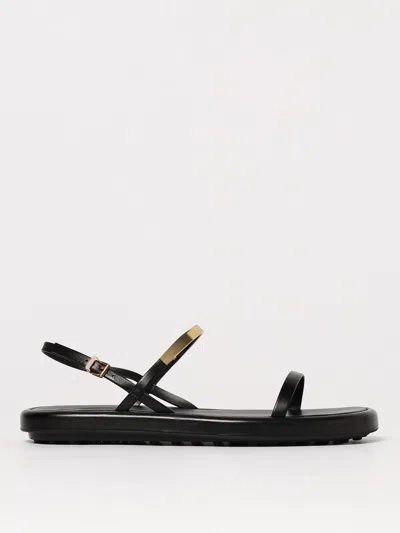Tod's Flat Sandals  Woman Color Black