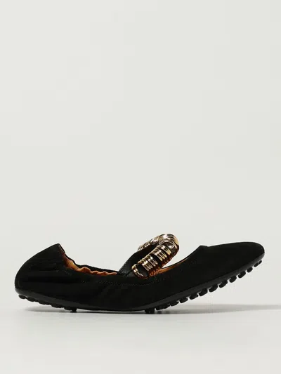 TOD'S BALLET FLAT TOD'S WOMAN COLOR BLACK,H32340002