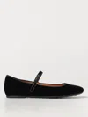Tod's Velvet Ballet Flats For In Schwarz