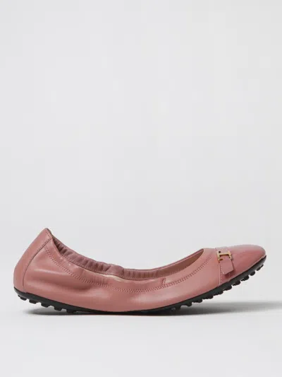 Tod's Ballet Flats  Woman Colour Pink