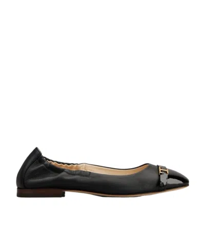 Tod's Balletina Shoes In Black