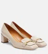 Tod's Barretta 50 Leather Pumps In Beige