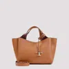 Tod's Tods Bauletto Sacca Grained Leather Bag In Brown