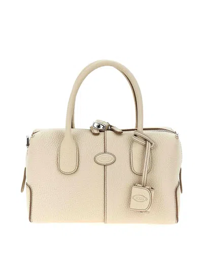 Tod's Bauletto T Case Small Handbag In White