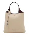 Tod's Beige Leather Handle Bag In Beis