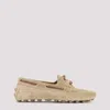Tod's Beige Slip On Loafers In Beige