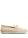 Tod's Suede Loafers In Beige