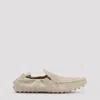 Tod's Beige Slip On Loafersz In Beige