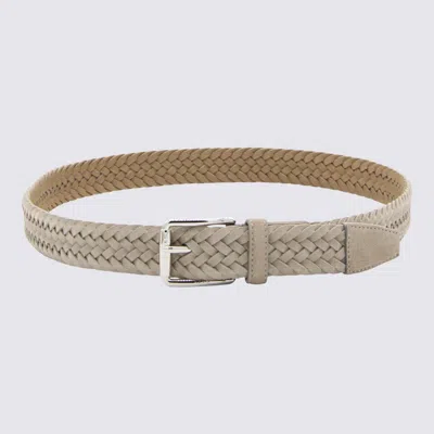 Tod's Beige Suede Belt In Neutral