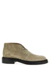 Tod's Suede Desert Boots In Beige