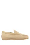 Tod's Beige Woven Leather Slip-on Loafers With Rubber Sole Men In Neutral