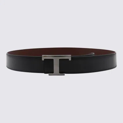 Tod's Belts Black-bordeaux