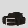 Tod's Adjustable Braided Belts Length In Black
