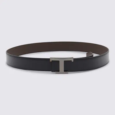 Tod's Belts Navy-brown
