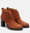 Tod's Bh Bootie 80 Suede Ankle Boots