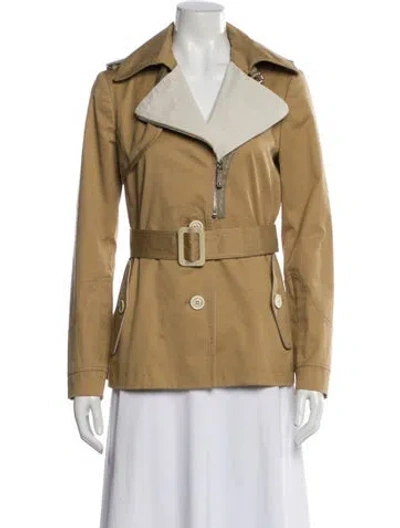 Pre-owned Tod's Biker Jacket In Brown