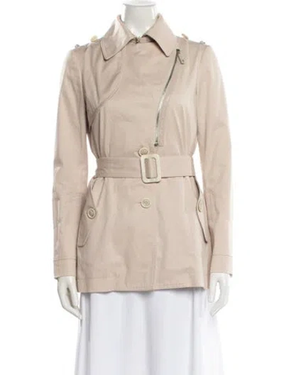 Pre-owned Tod's Biker Jacket In Neutral