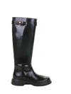 Tod's Black Leather Boot In Black
