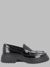 Tod's Chunky-sole Calfskin Loafer In Black