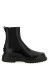 Tod's Chelsea Ankle Boots In Burgundy