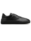 Tod's Logo-debossed Leather Sneakers In Black