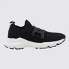 Tod's Black Canvas Kate Sneakers In Black