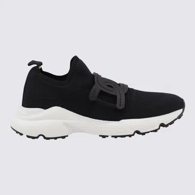 Tod's Black Canvas Kate Sneakers