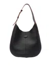 Tod's Rectangular Unlined Shoulder Bag With Adjustable Strap In Black