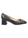 TOD'S BLACK COURT SHOES