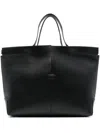 Tod's Black Di Folio Medium Tote In Black