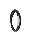 Tod's Black Double Wrap Bracelet In Black