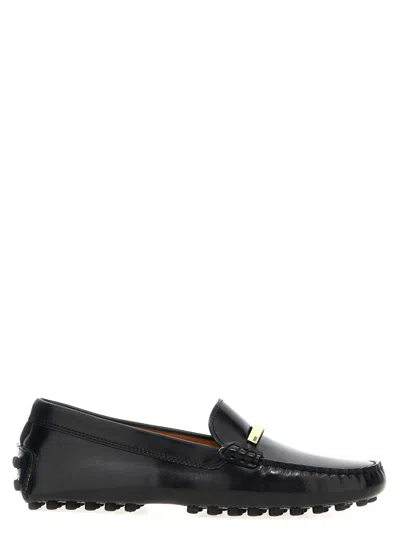 Tod's Black Gommino Slip On Loafers