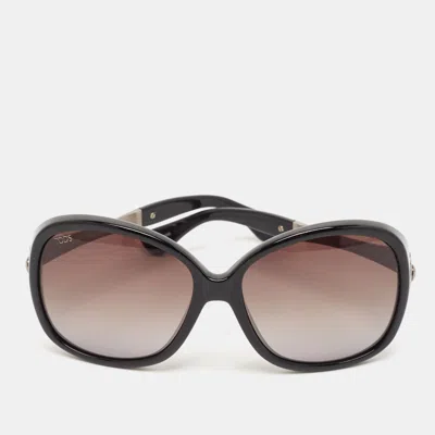 Pre-owned Tod's Black Gradient To42 Oversized Sunglasses