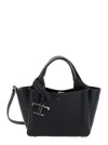 Tod's Grained Leather Bag In Black